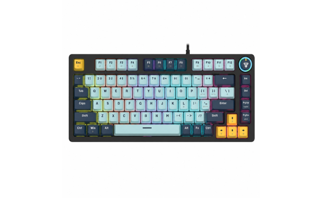 Fantech ATOM81 MK875V2 MIZU Wired Mechanical Keyboard SkyBlue / Navy – Taro Switch